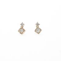 K18PG ダイヤモンドピアス