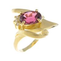 K18YG ガーネットリング