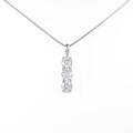 【リメイク】プラチナダイヤモンドネックレス 1．128ct・D・VS1・3EXT