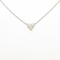 ティファニー ハート ネックレス 0．76ct・H・VS1・ハートシェイプ