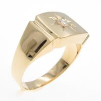 750YG ダイヤモンドリング