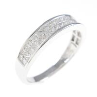 K18WG ダイヤモンドリング