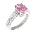 PT ピンクサファイヤリング