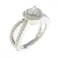 ポンテヴェキオ ハート ダイヤモンドリング