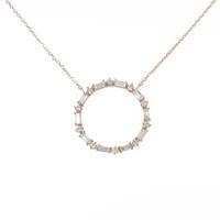 K18PG ダイヤモンドネックレス