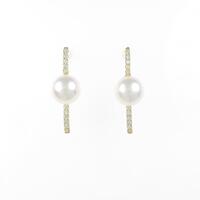 K18YG アコヤパールピアス