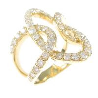 K18YG ダイヤモンドリング