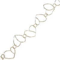 K18YG ハート ブレスレット