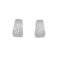 K18WG ダイヤモンドイヤリング