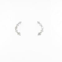 K18WG ダイヤモンドピアス