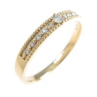 K18YG ダイヤモンドリング