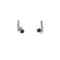 K18WG サファイヤピアス