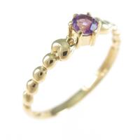 K18YG アメジストリング