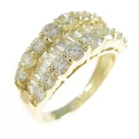 K18YG ダイヤモンドリング