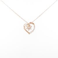 4゜C ハート ダイヤモンドネックレス