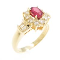 K18YG ルビーリング