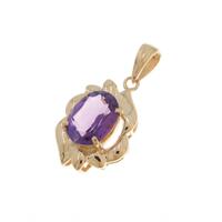 K18YG アメジストペンダント