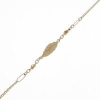 K18YG リーフ ブレスレット