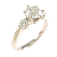プラチナダイヤモンドリング 0．594ct・D・SI1・EXT