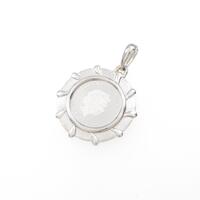 【新品】PT（枠） コイン ペンダント