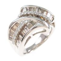 K18WG ダイヤモンドリング