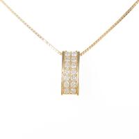 K18YG ダイヤモンドネックレス