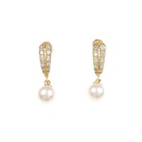 K18YG アコヤパールイヤリング