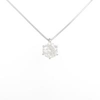 プラチナダイヤモンドネックレス 1．239ct・H・I1・GOOD