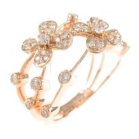 ポンテヴェキオ フラワー ダイヤモンドリング