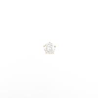 K18YG ダイヤモンドピアス 0．339ct・F・VS2・VG 片耳