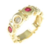 K18YG ルビーリング