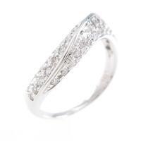 K18WG ダイヤモンドリング