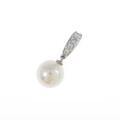 K18WG アコヤパールペンダント