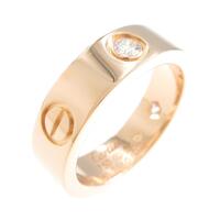 カルティエ ラブリング ハーフダイヤ