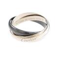 カルティエ トリニティ ブラック＆ホワイト リング