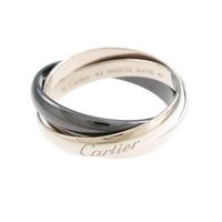 カルティエ トリニティ ブラック＆ホワイト リング