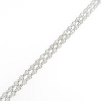 K18WG ダイヤモンドブレスレット