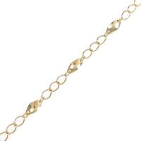 K18YG チェーンブレスレット