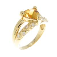 K18YG シトリンリング