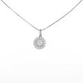 プラチナダイヤモンドネックレス 0．536ct・M・SI1・VG