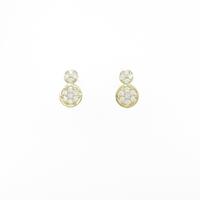 【リメイク】K18YG ダイヤモンドピアス