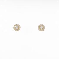 K18YG ダイヤモンドピアス