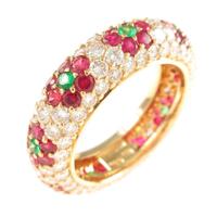 ハリーウィンストン カラーストーンリング