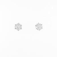 【新品】プラチナダイヤモンドピアス 0．50ct・0．50ct・D・SI2・3EXT