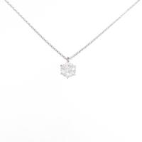 【リメイク】プラチナダイヤモンドネックレス 0．501ct・F・I1・GOOD