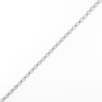 K18WG ダイヤモンドブレスレット