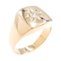 K18YG ダイヤモンドリング