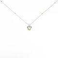 K18YG ハート ネックレス