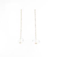 K18YG クオーツピアス