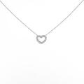 PT ハート ダイヤモンドネックレス